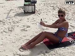 Beach, Big Ass, Blonde, Friend, HD, Outdoor, Thai, 